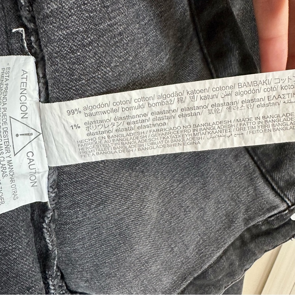 Zara Black Jean Jacket - Picture 11 of 11